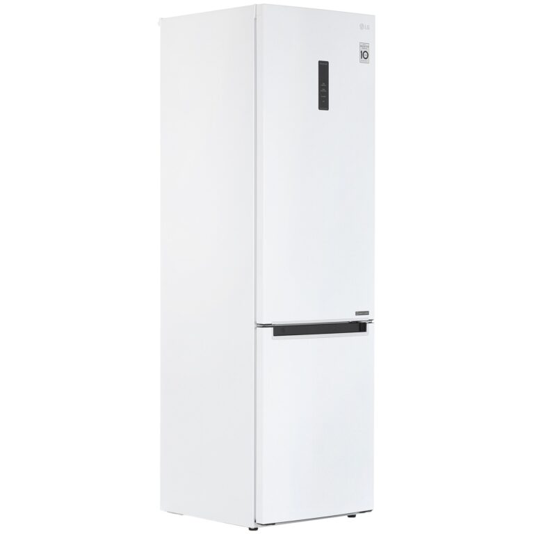 Холодильник с морозильником LG GA-B509MQSL белый