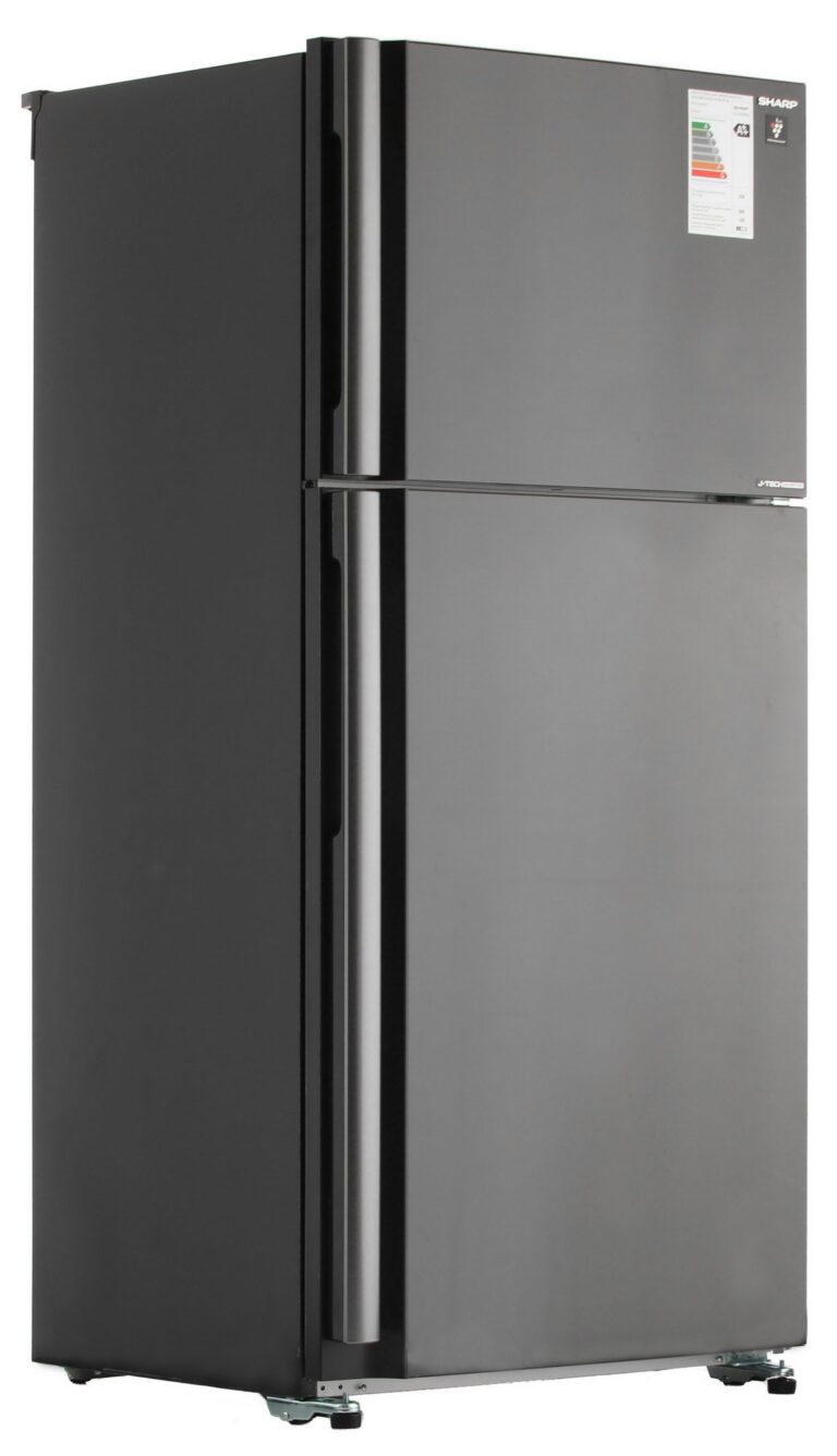 Холодильник с морозильником Sharp SJXE55PMBK черный