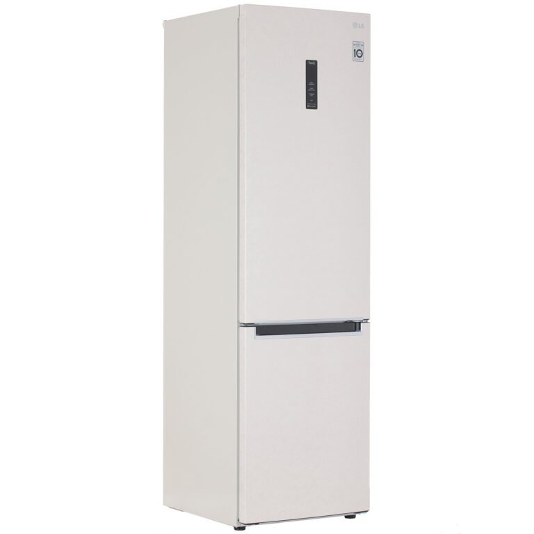 Холодильник с морозильником LG GA-B509MEQM бежевый