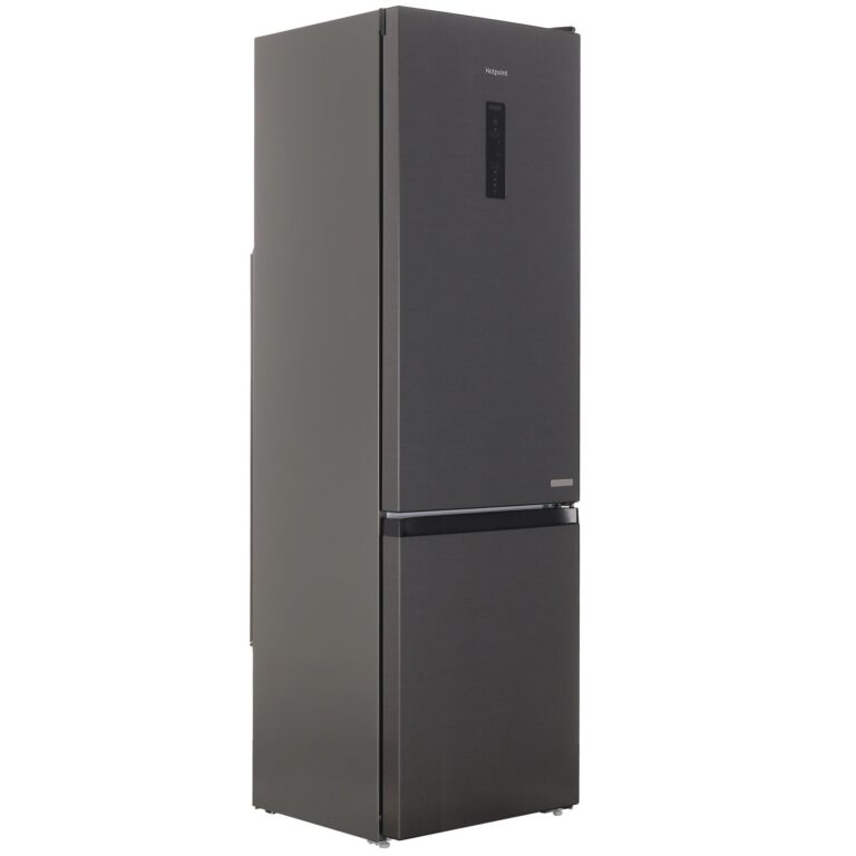Холодильник с морозильником HotPoint HT 7201I DX O3 черный