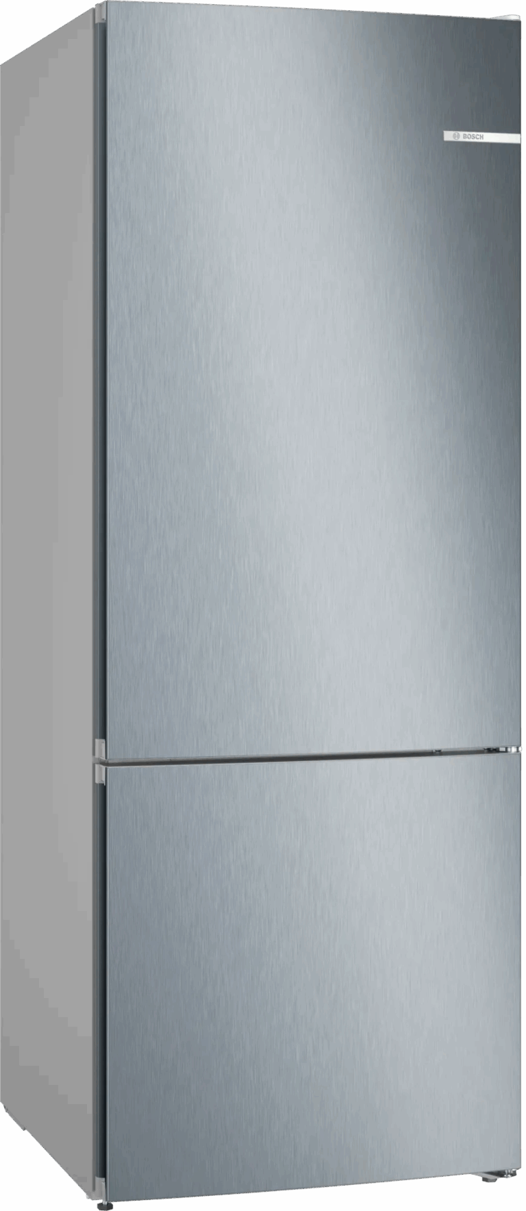 Холодильник с морозильником Bosch KGN55VL21U серебристый