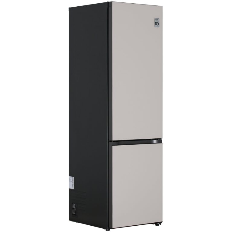 Холодильник с морозильником LG GC-B509QG9M бежевый