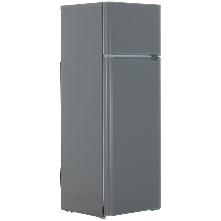Холодильник с морозильником Indesit TIA 16 G серебристый