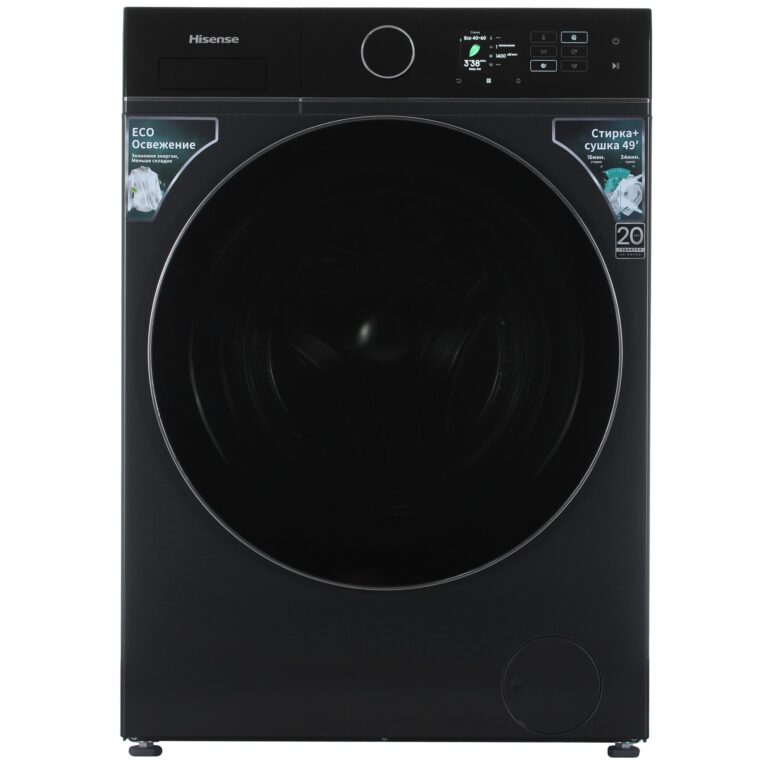 Стирально-сушильная машина Hisense WD5I8043BBF черный