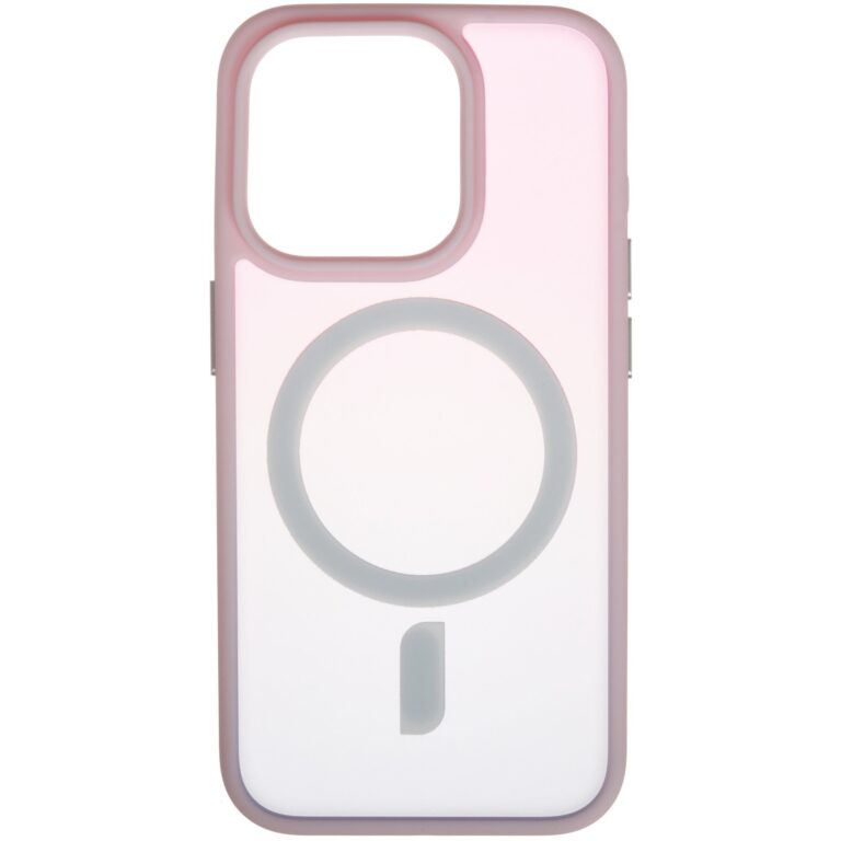 Накладка Aceline Gradient для Apple iPhone 15 Pro розовый