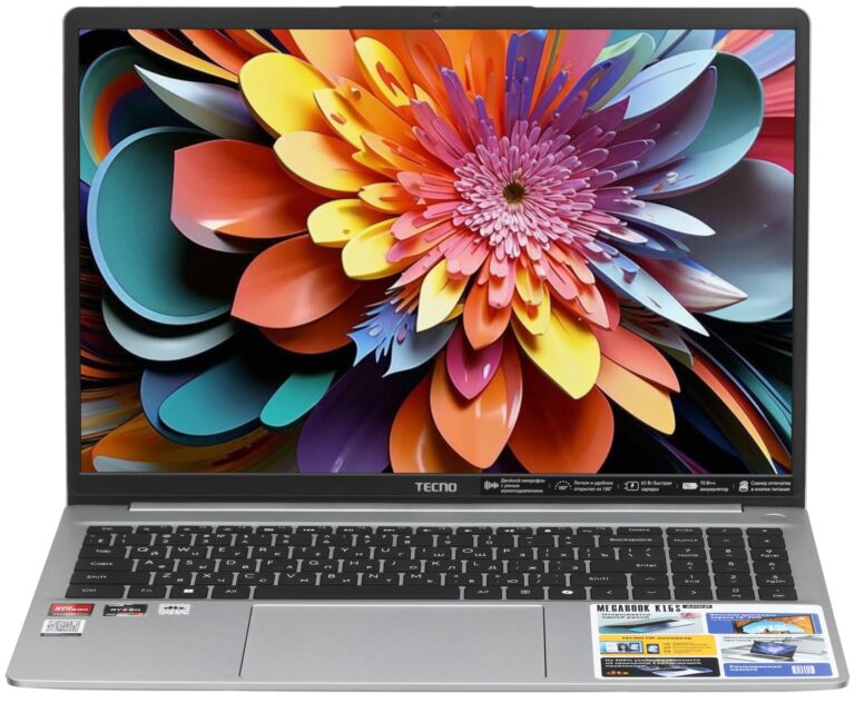 16″ Ноутбук Tecno Megabook K16S серебристый