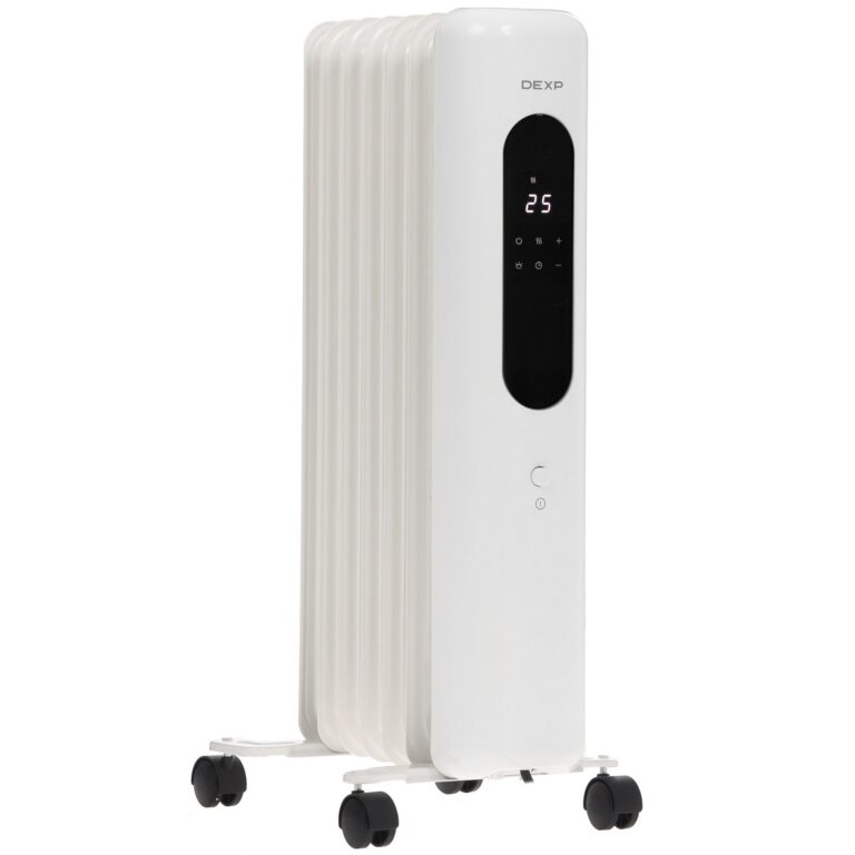 Масляный обогреватель DEXP OH-1507EW белый