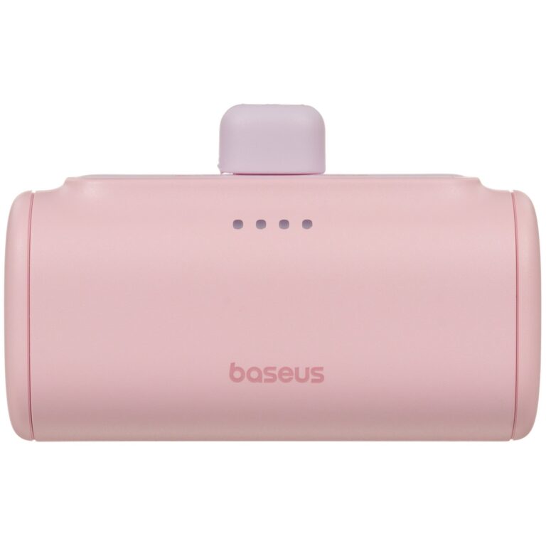Портативный аккумулятор Baseus Compact розовый
