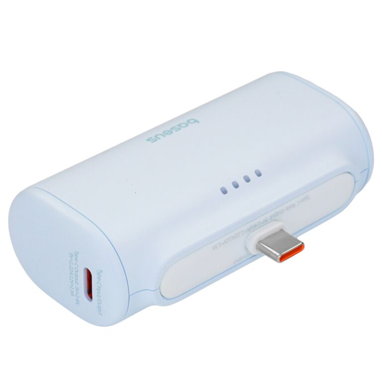 Портативный аккумулятор Baseus Compact голубой